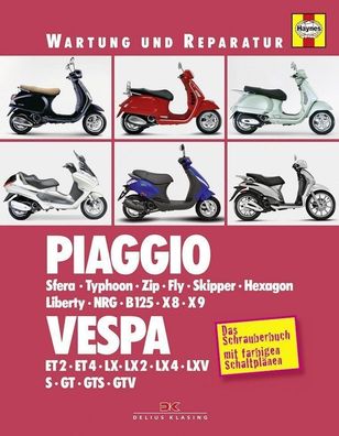 Reparaturanleitung Piaggio / Vespa, Motorroller, Piaggio Sfera 50, Piaggio Fly