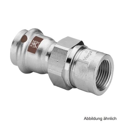 Viega Temponox Übergangsverschraubung mit IG, Modell 1762, 28 mm x 1"