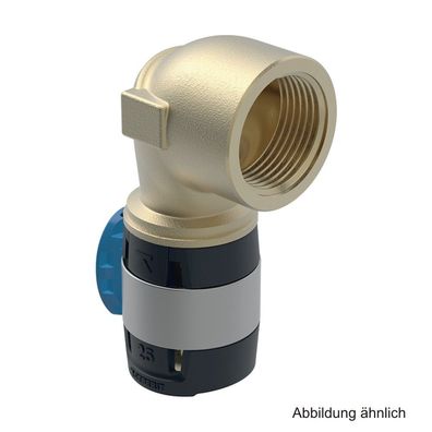 Geberit FlowFit Übergangsbogen 90° mit IG, 20 mm x 3/4"