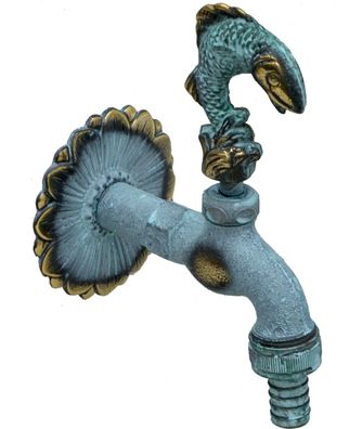 Nostalgie-Auslaufhahn, 1/2", Typ Fisch