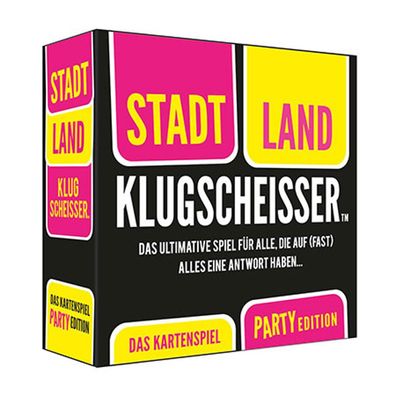 Stadt Land Klugscheisser - Kartenspiel