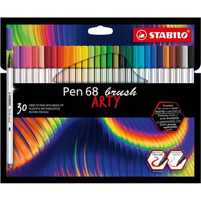 Stabilo Pen 68 ARTY Filzstifte, 30 Stk