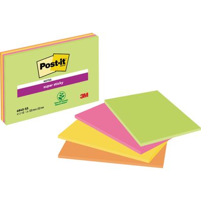 Post-it Haftnotiz Meeting Notes 6845-SSP 203x152mm 4St