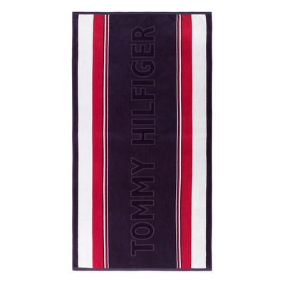 Tommy Hilfiger Cruiser Strandlaken Farbe NAVY Größe 90x170cm