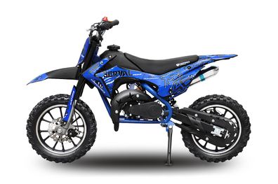 49cc Serval Prime Dirtbike 10/10 Bereifung Cross Bike 49cc Pocket Bike