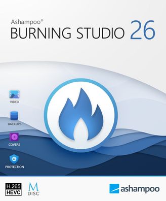 Ashampoo Burning Studio 26 - Brennprogramm für CD/DVD - PC Download Version