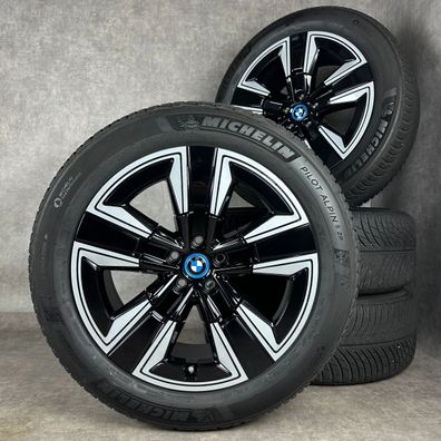 Winterräder BMW iX3 G08 19 Zoll Original Styling 842 Aerodynamik Black 6895627