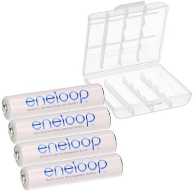 4x eneloop Micro Akku BK-4MCCF/BF1 Ni-MH 1,2V 800mAh lose + Box