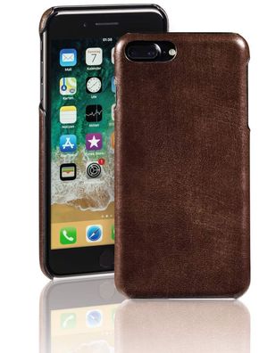 Pazzimo Cover Leder HardCase Schale SchutzHülle für Apple iPhone 7 Plus 8 Plus
