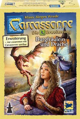 Carcassonne - Burgfräulein und Drache (3. Erweiterung)