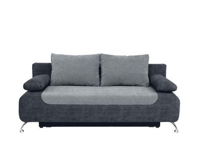 Schlafsofa Daria III | Couch Sofa mit Schlaffunktion | 98 x 195 x 94 cm, Grau