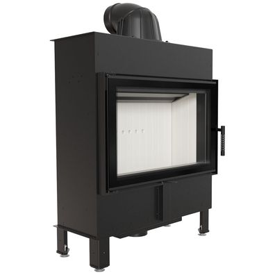 Kamineinsatz aus Stahl KRATKI LUCY SLIM 10 kW Ø 160