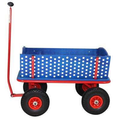 Beachtrekker Style Holz Bollerwagen Handwagen Blaubeere