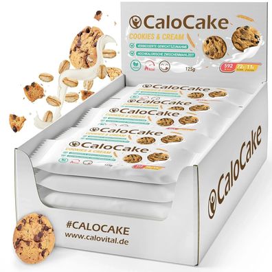 13,30 €/ kg | CaloVital CaloCake Cookies & Cream 24er Box, 24x125g Riegel