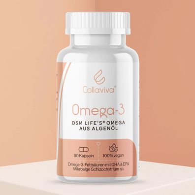 260,63 €/ kg | Collaviva Omega-3 vegan, Omega aus Algenöl - 90 Kapseln, 76,7g