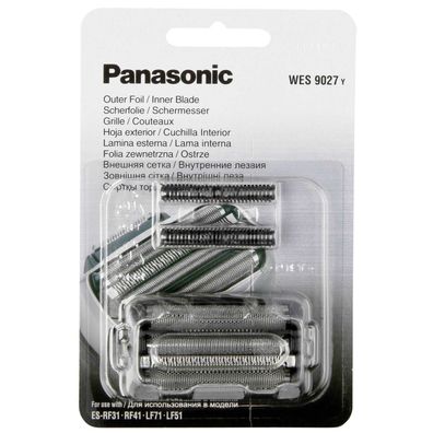 Panasonic WES9027 Ersatzscherblatt und Schermesser für Rasierapparat