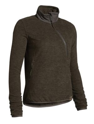 Northern Hunting Freja Fleecepullover melangebraun