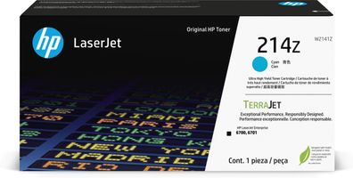 HP 214Z Cyan Orig. LaserJet Tonerkartusche, superhohe Reichw