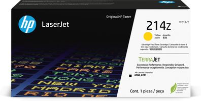 HP 214Z Gelb Orig. LaserJet Tonerkartusche, superhohe Reichw
