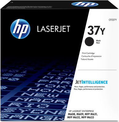 HP 37Y Schwarz Original LaserJet Tonerkartusche