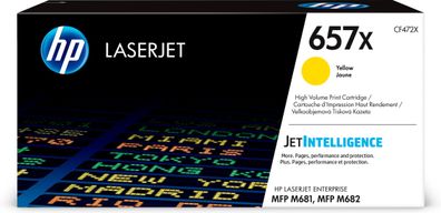 HP 657X Gelb Original LaserJet Tonerkartusche