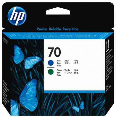 HP 70 Blau/Grün DesignJet Druckkopf