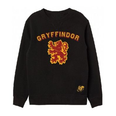 Harry Potter Pullover mit Gryffindor Wappen, blau und schwarz - Farbe: