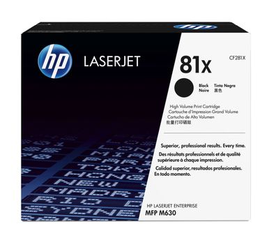 HP 81X Schwarz Original LaserJet Tonerkartusche