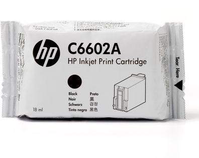 HP C6602A Schwarz Universelle Inkjet Druckerpatrone