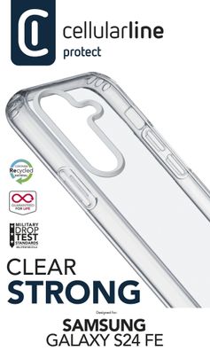 Cellularline Clear Strong Case für Samsung S24 FE