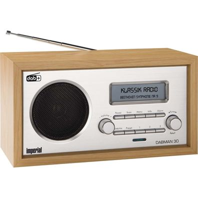 DABMAN 30 DAB+ / FM Radio, Holzoptik