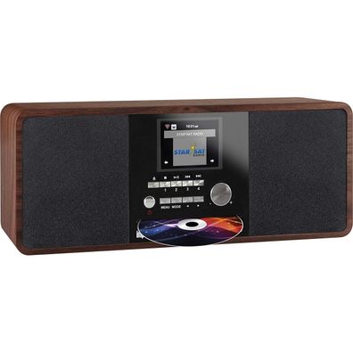 DABMAN i200 CD Multifunkt. Radio DAB+/ FM/ Internet/ BT, Holz