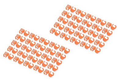 Digitus Farbclips für RJ45-Kabel Farbe orange, 100Stk. Pack