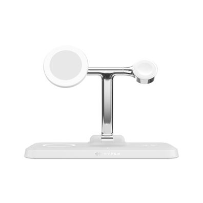 HyperJuice QI2 4 in 1 Charging Stand, White