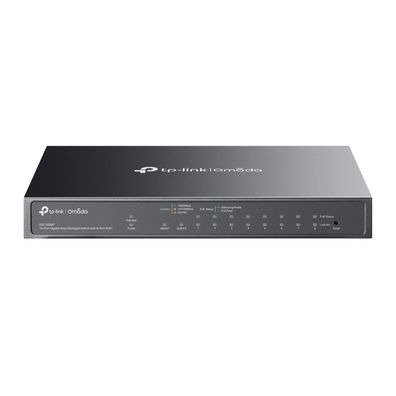 Omada ES210GMP Omada 10-Port Gig. Easy mgd. Switch 8-Port PoE