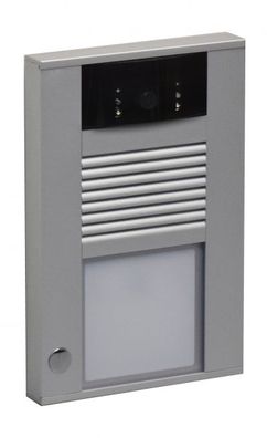 wantec Monolith B IP Türsprechstelle mit 1 Taste und HD-Kamera