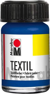 Marabu Textilmalfarbe Textil 15ml Textilfarbe T-Shirt Jeans Hosen 052 Mittel