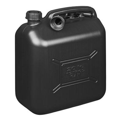 0,81EUR/1l Benzinkanister Kraftstoffkanister 20L Kunststoff Schwarz