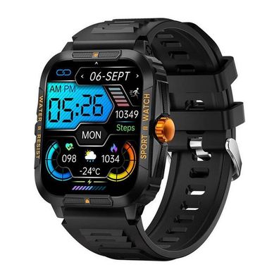 Colmi - P76 Black orange - Smartwatch