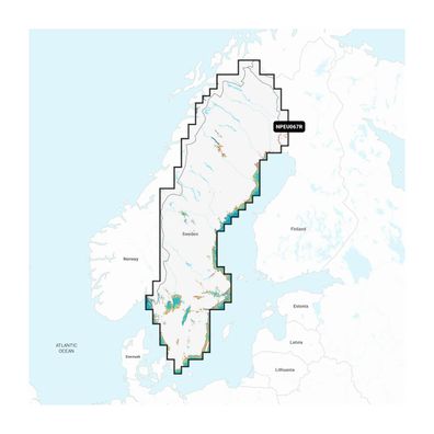 Navionics Platinum+ Regular Schweden Seen & Flüsse Micro SD-Karte