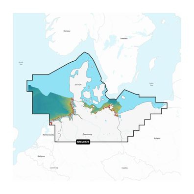 Navionics Platinum+ Regular Dänemark & Deutschland Nord Micro SD-Karte