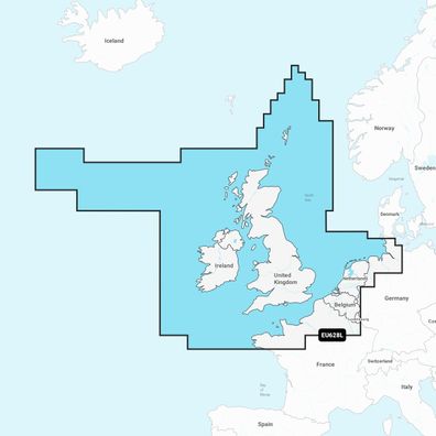 Navionics+ Large Großbritanien, Irland & Holland Micro SD-Karte