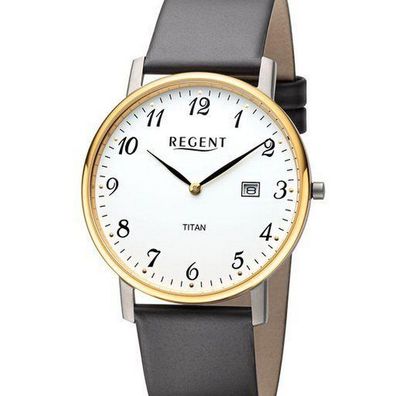 Regent - F-1562 - Armbanduhr - Titanuhr - Herren