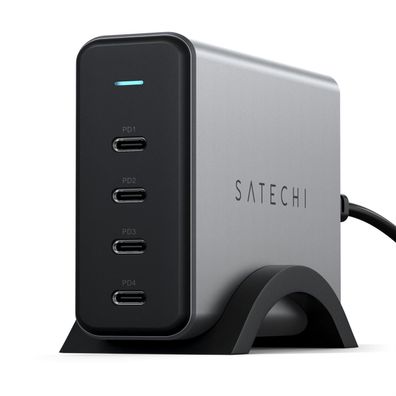 Satechi 165W USB-C 4-Port PD GaN Charger - Space Gray