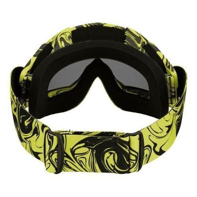 Motocross Brille Motorradbrille Racing Googles Quad Bike Cross Enduro gelb