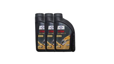 Fuchs Titan 5W-30 GT1 Pro C3 5W-30 3x1 liter , BMW Llo4, Vw 50400 -50700