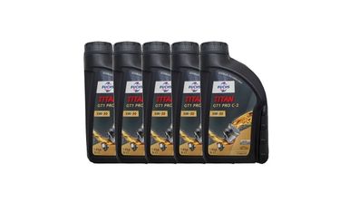 Fuchs Titan 5W-30 GT1 Pro C3 5W-30 5x1 liter , BMW Llo4, Vw 50400 -50700