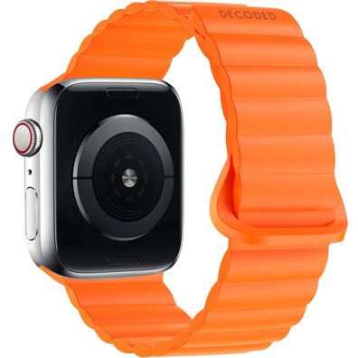 Decoded Silicone Magnet Loop Strap Armband für Apple Watch 38/40/41mm - Apricot