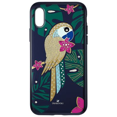 Swarovski Tropical Parrot Smartphone Schutzhülle mit Stoßschutz, iPhone® X/XS,