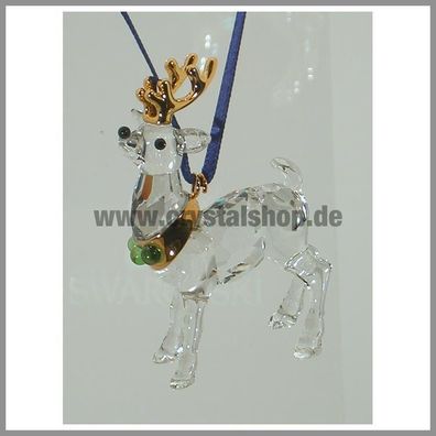 Swarovski Rentier vergoldet Reindeer gold 842767 AP 2007